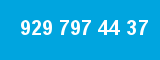 929 797 44 37 929 797 44 37